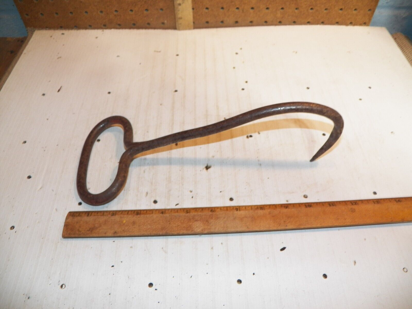 Vintage Forged Hay Bale Hook