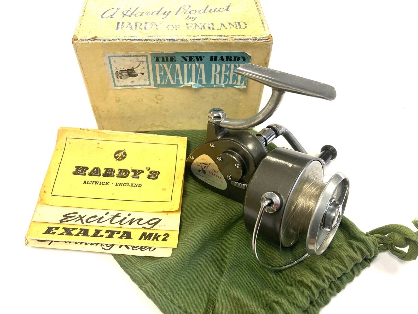 Hardy Exalta Vintage Spinning Reel In Fine Collector Condition With Box / Ins...