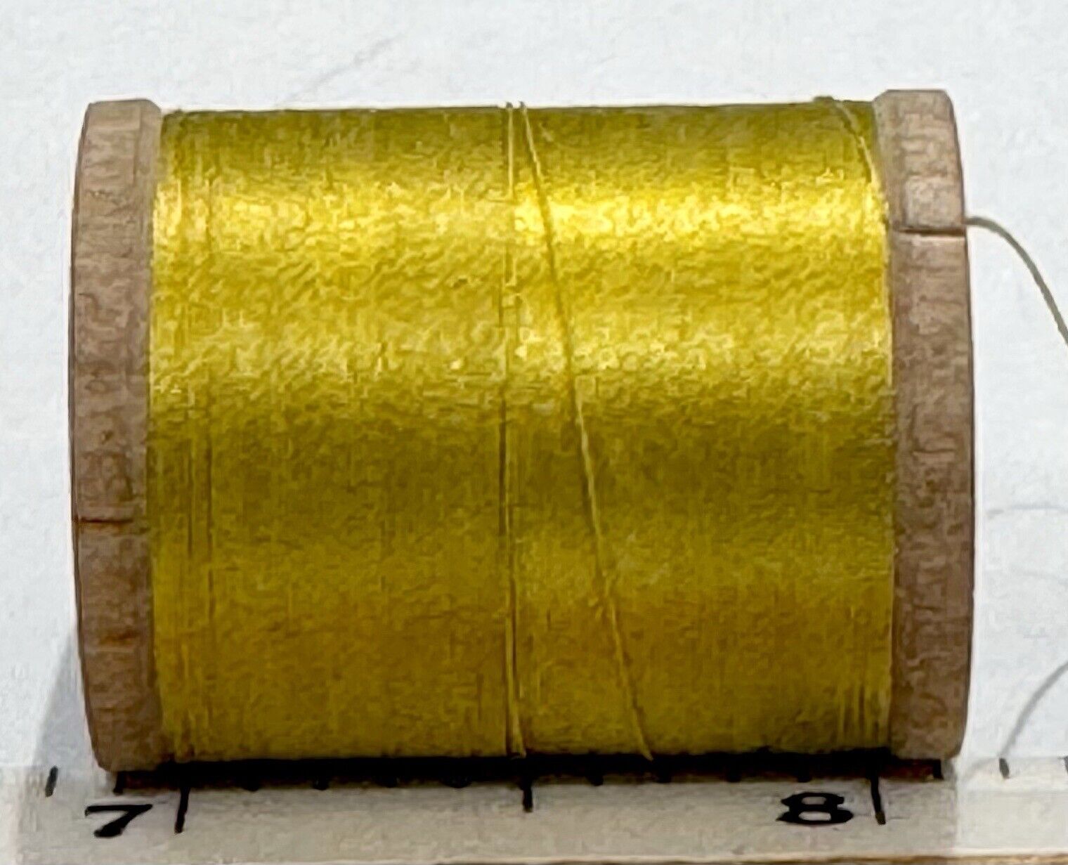 VTG Silk Thread BELDING CORTICELLI RICHARDSON Chartreuse Fly Fishing Tying 9375