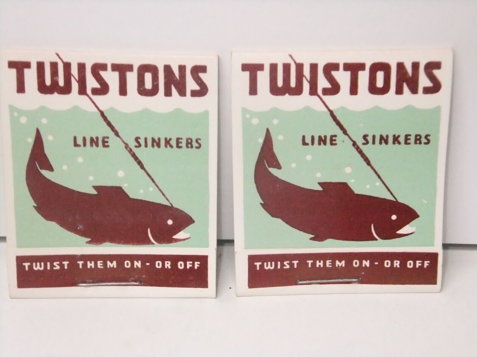 TWISTONS - Fishing Line Sinkers - Stream and River Fishing - Trout, Salmon etc.