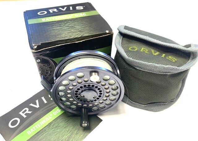 Orvis Battenkill IV Trout Fly Reel With Pouch And Box