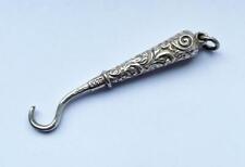 SMALL SILVER GLOVE HOOK BIRMINGHAM 1902 ANTIQUE picture