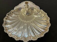 VTG Crescent Silver Plate Shell Shape Dish Bowl Fish Feet  & Toothpick Holder picture