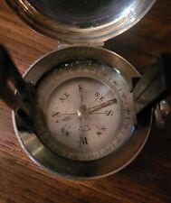 Bass Vintage WWII Antique Military Nautical Compass picture
