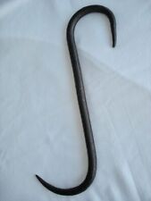 Antique Wrought Iron S Hook Meat Beam Game Hook Butchers Bacon Hook 24 Inches picture