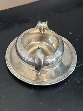 Vintage Reed & Barton Silverplate Gravy/Sauce Boat With Underplate 100 picture