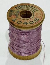 VINTAGE Silk Thread CORTICELLI CAT Lilac Purple Fly Fishing Tying Sewing 1040.5 picture
