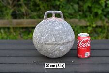 Vintage old metal fishing float buoy 8 in / 20 cm aluminium - FREE POSTAGE picture