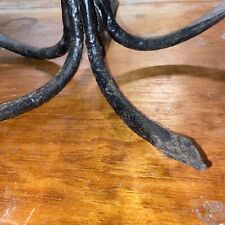 ANTIQUE 17TH CT BLACKSMITH WROUGHT 45 CLAWS OLD ANCHOR GRAPPLING MARITIME HOOK picture