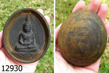 Authentic Magic Metal EGG Stream Leklai Buddha on Lotus Statue Amulet #12930a picture