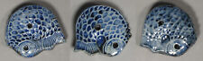 A Group of 3 Fine Korean Blue Glazed Fish-Shape Water Droppers-19th C. picture