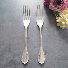 Christofle Marly Fish Fork 2pcs Silverplate Flatware Very Good picture