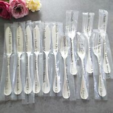 Christofle Perles 12pcs Silverplate Flatware Fish Knife Fish Fork Excellent picture
