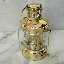 Anchor Boat Light Oil Lamp Brass Copper Nautical Maritime Lantern Christmas Gift picture