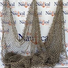 Authentic Used Fishing Net 5'x10' - Fish Netting - Old Vintage Nautical Decor picture