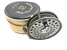 Hardy Princess 3.5″ vintage alloy fly fishing reel with Hardy case picture
