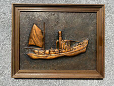 Antique Picture - Great Yarmouth - Fishing Drifter - ‘Copper Plate’ Hand Made picture