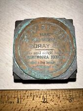 Printing Block “ The Yankee Bait Casting Line “ 25 Yards. Copper Face picture