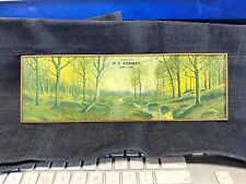 Vintage Glass Picture - Forest Stream - Advertising Flue Cover  picture