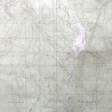 Map Salmon Stream Lake Maine 1988 Topographic Geo Survey 1:24000 27 x 22