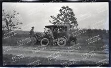 RARE Antique Early 1900 Original Negative Outdoor, Hunt, Fish, scenery, cars #52 picture
