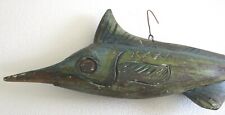 Where Art Meets Tradition: Hand-Carved Decoy Fish Masterpiece  22.70 Inch picture