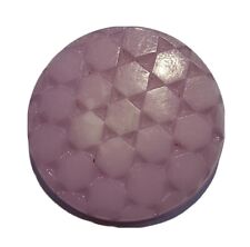 Antique Lavender Celluloid Button 1.07