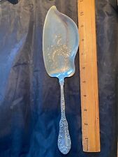 #10 BY DOMINICK AND HAFF   STERLING SILVER FISH SLICE MONOGRAMMED MORE AV IN #10 picture