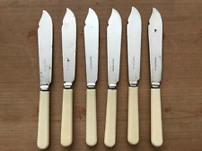 Antique Fish Knives Silver-Plated picture