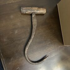 Antique Wrought Iron Hay Hook American Primitive Tool Blacksmith forged picture