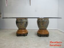 Vintage Custom Chinese Fish Bowl Urn Dining Room Banquet Table Chinoiseries picture