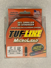 TUF-LINE MICROLEAD 27 LB TEST 100 YARDS HIGH-PERFORMANCE FISHING LINE picture