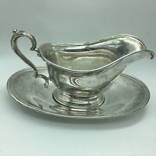 International Sterling Silver Lord Saybrook Gravy Boat with Underplate picture