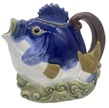 Chinese Porcelain Fish Made in NANJIANG China Teapot Pitcher Tea Pot picture