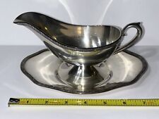 Portsmouth Silverplate Sauce Boat with Attached Tray Portsmouth Gravy Boat picture