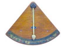 Pendulum Clinometer Boats Vintage Antique Wood Brass 100% Original Ship Nautical picture
